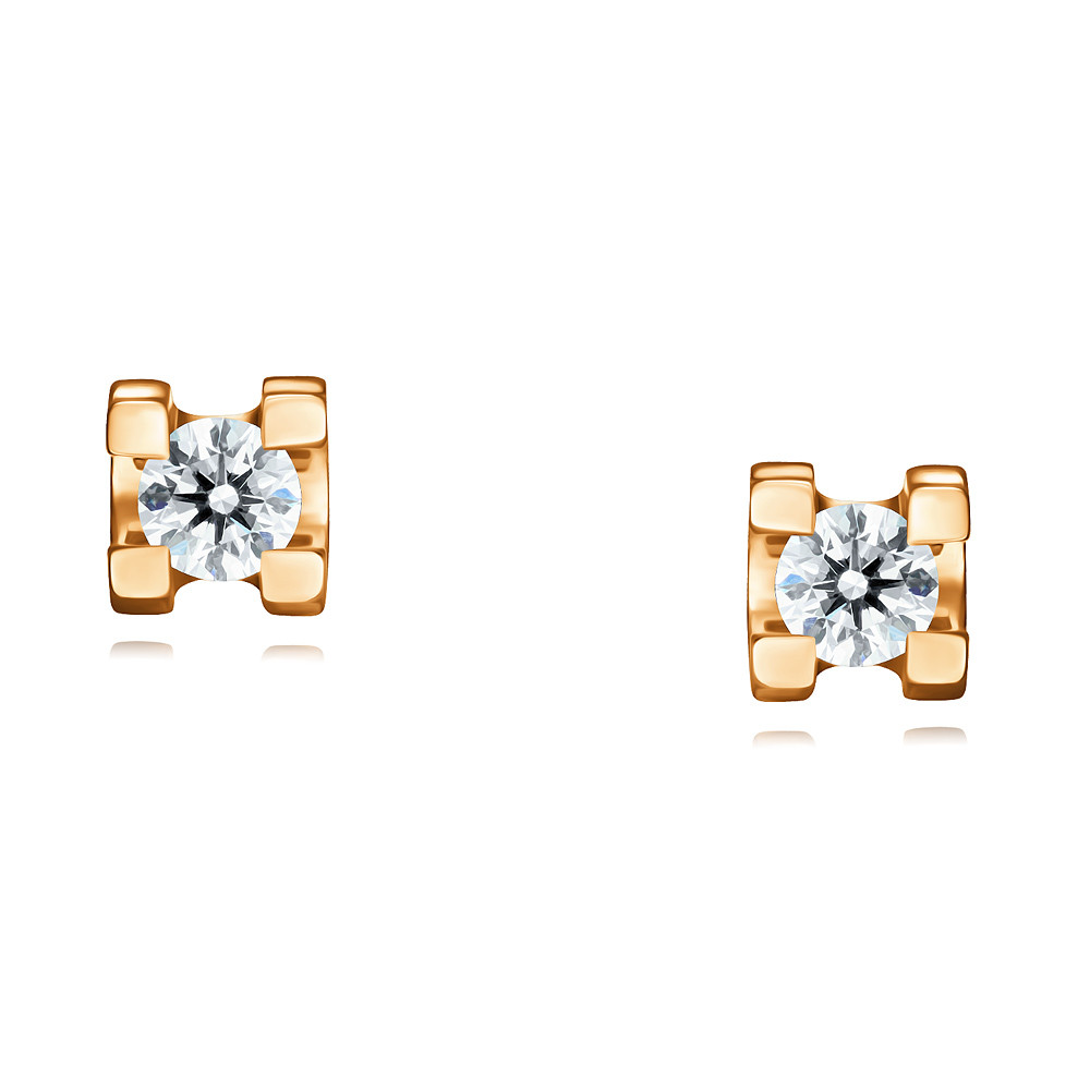 

Серьги из красного золота с бриллиантом ADAMAS 2156621/01-А50-41, 2156621/01-А50-41