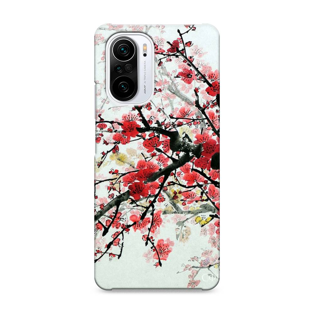 

Пластиковый чехол "Сакура" на Xiaomi Poco F3, 310120-3