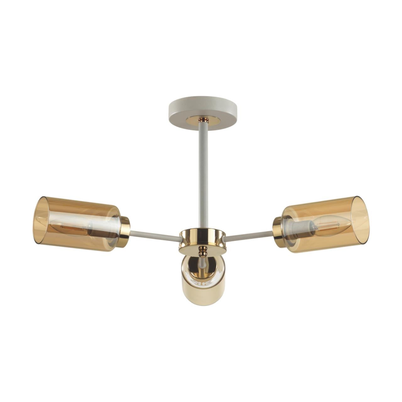 

5639/3C COMFI LN23 белый, золотой Люстра потолочная E14 3*40W 220V DALLIN