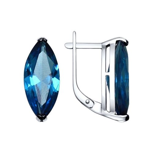 

Серьги из серебра с топазом SOKOLOV 92021457, 92021457