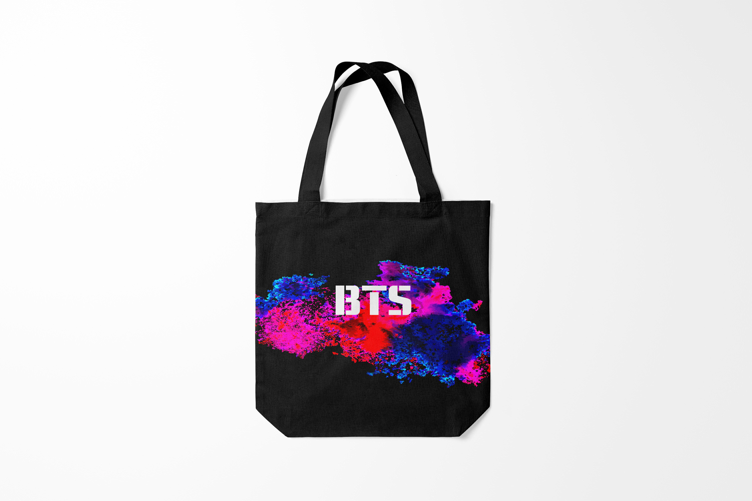 

Сумка шoппер унисекс Burnettie BTS, фиолетовый, Черный, BTS