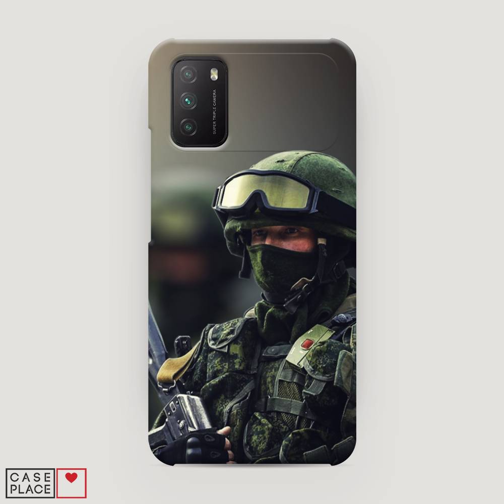 

Пластиковый чехол "Солдат" на Xiaomi Poco M3, 39520-4
