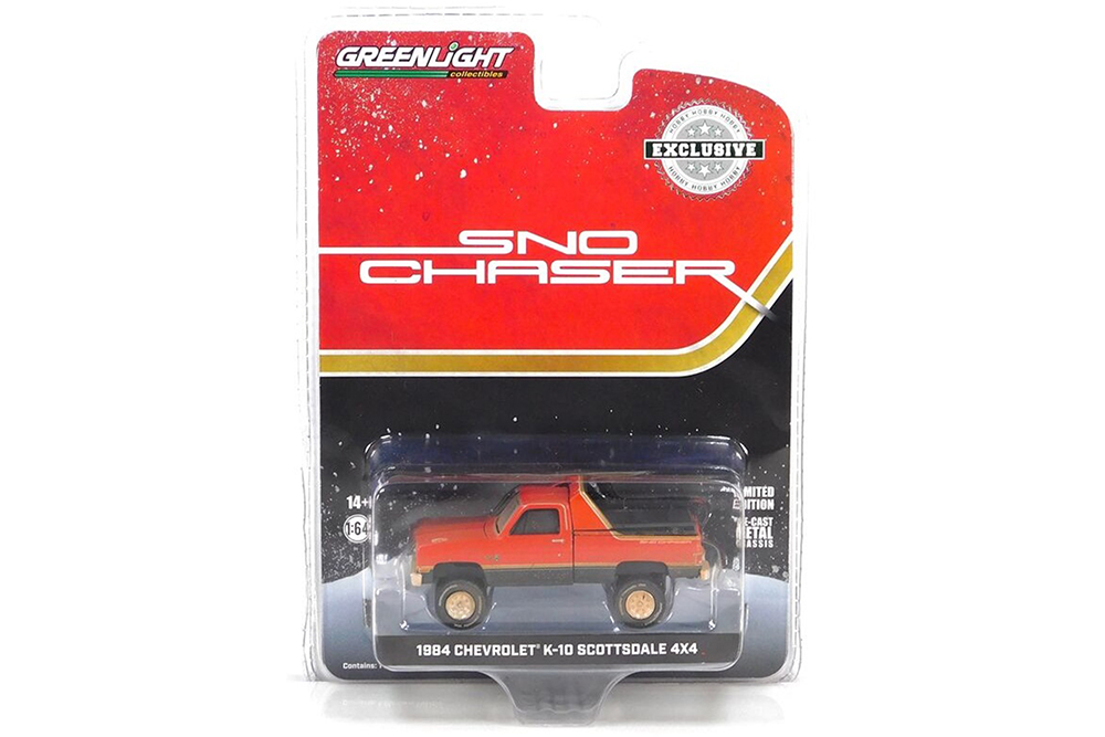 

Chevrolet K-10 scottsdale 4X4 пикап "sno chaser" (загрязненная версия) 1984 red