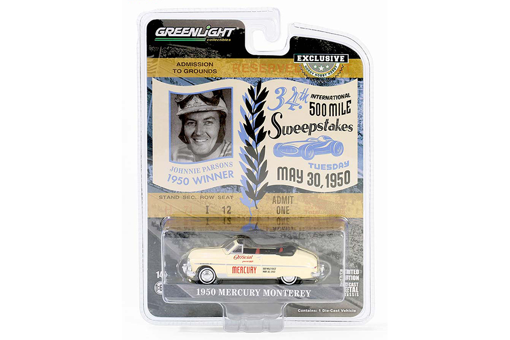 

Mercury monterey convertible official pace car "34TH international 500 mile sweepstakes" 1