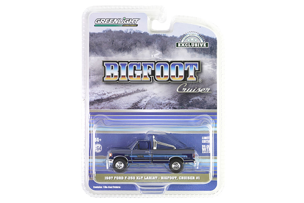 

Модель коллекционная GREENLIGHT Ford F-250 xlt pick-up lariat bigfoot cruiser (1987), blue