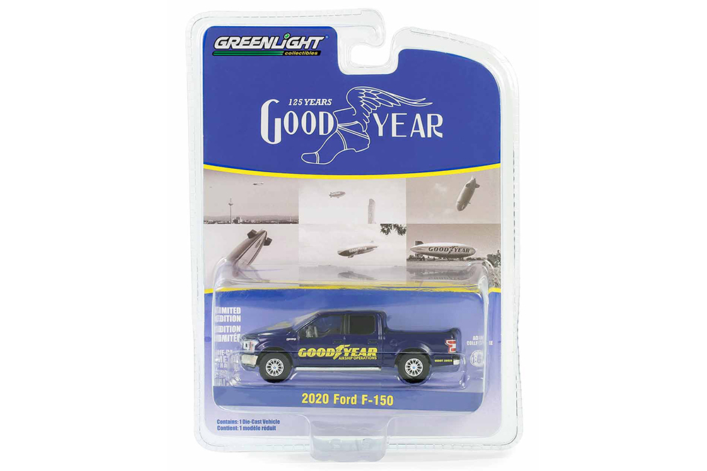

Ford F-150 пикап "goodyear airship operations - 125 years goodyear" 2020 blue, Синий
