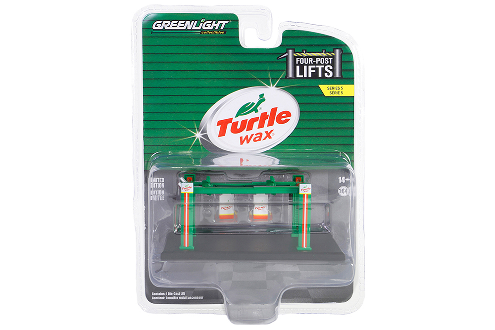 

GREENLIGHT Garage автомастерская - автомобильный подъемник "turtle wax"