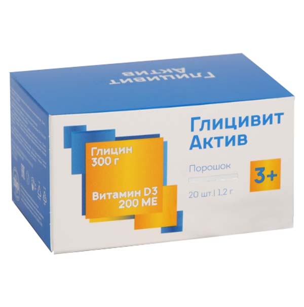 

Глицивит Актив Mirrolla лимон порошок пакеты 20 шт.