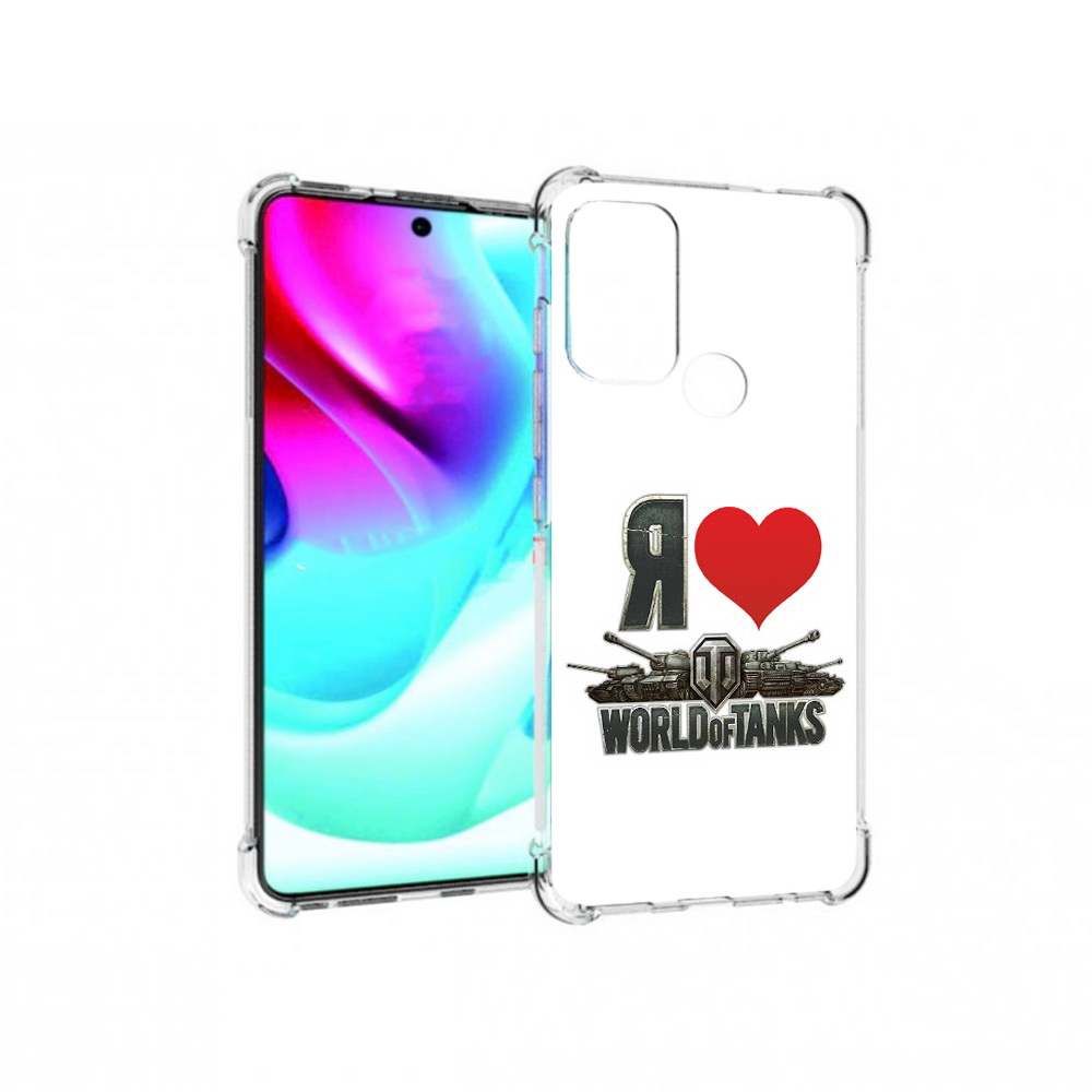 

Чехол MyPads Tocco для Motorola Moto G60S я люблю ворлд оф танк (PT227079.361.702), Прозрачный, Tocco