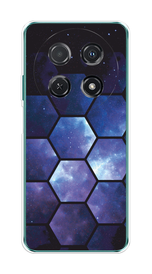 

Чехол на Huawei Nova 12i "Соты космос", Черный;фиолетовый, 6123950-1