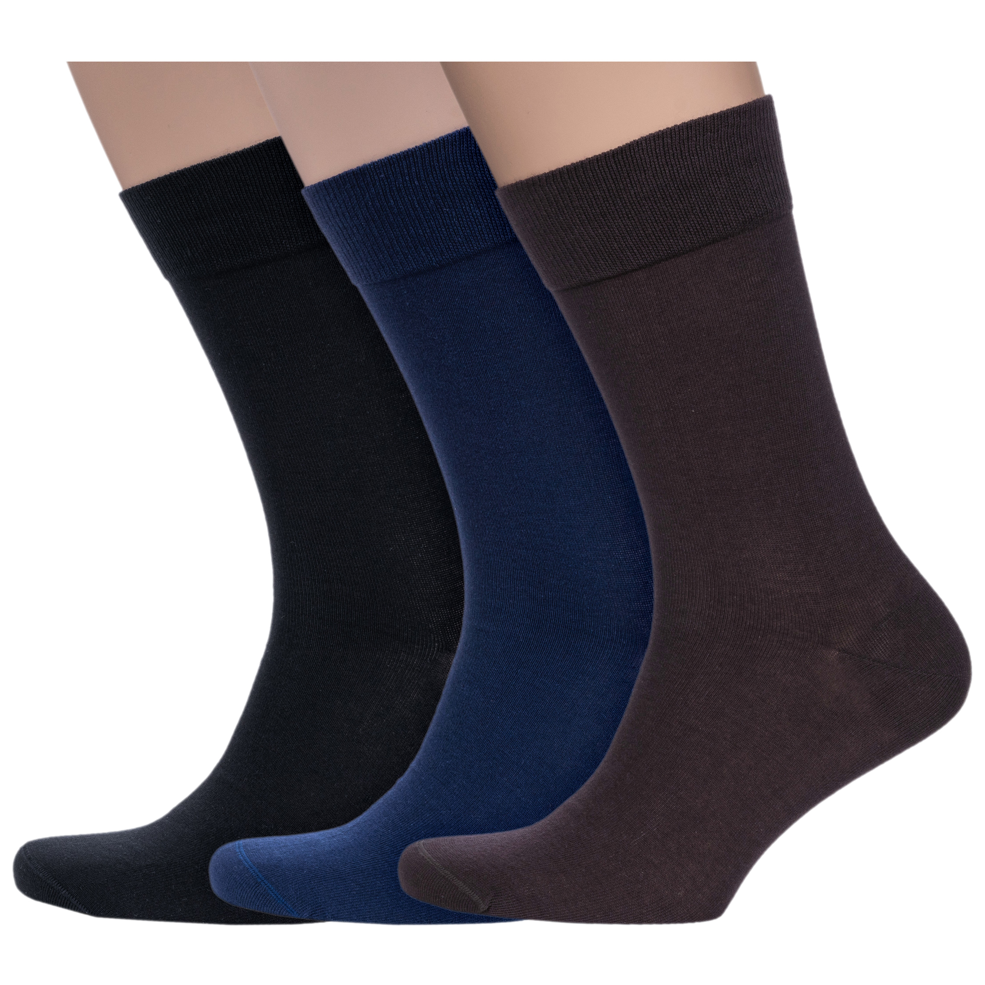 

Комплект носков мужских Grinston socks 3-15D2 разноцветных 27, 3-15D2