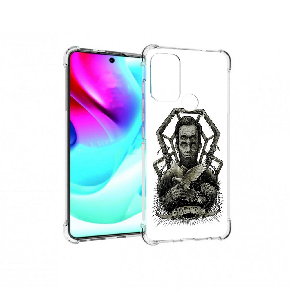 

Чехол MyPads Tocco для Motorola Moto G60S франклин абстракция (PT227079.361.662), Прозрачный, Tocco