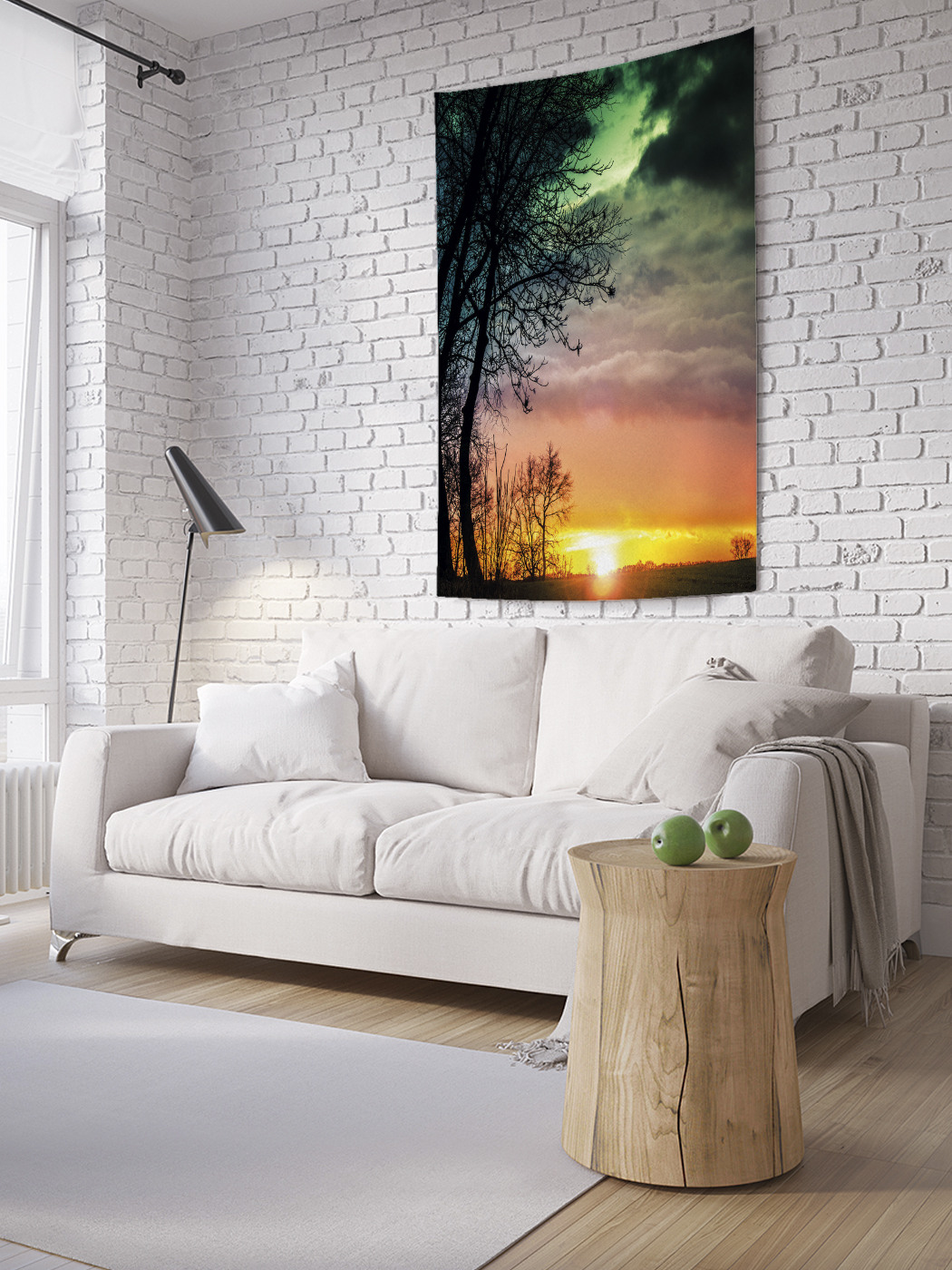 

Вертикальное фотопанно на стену JoyArty Рассвет в грозовых облаках 150x200 см, Рассвет в грозовых облаках