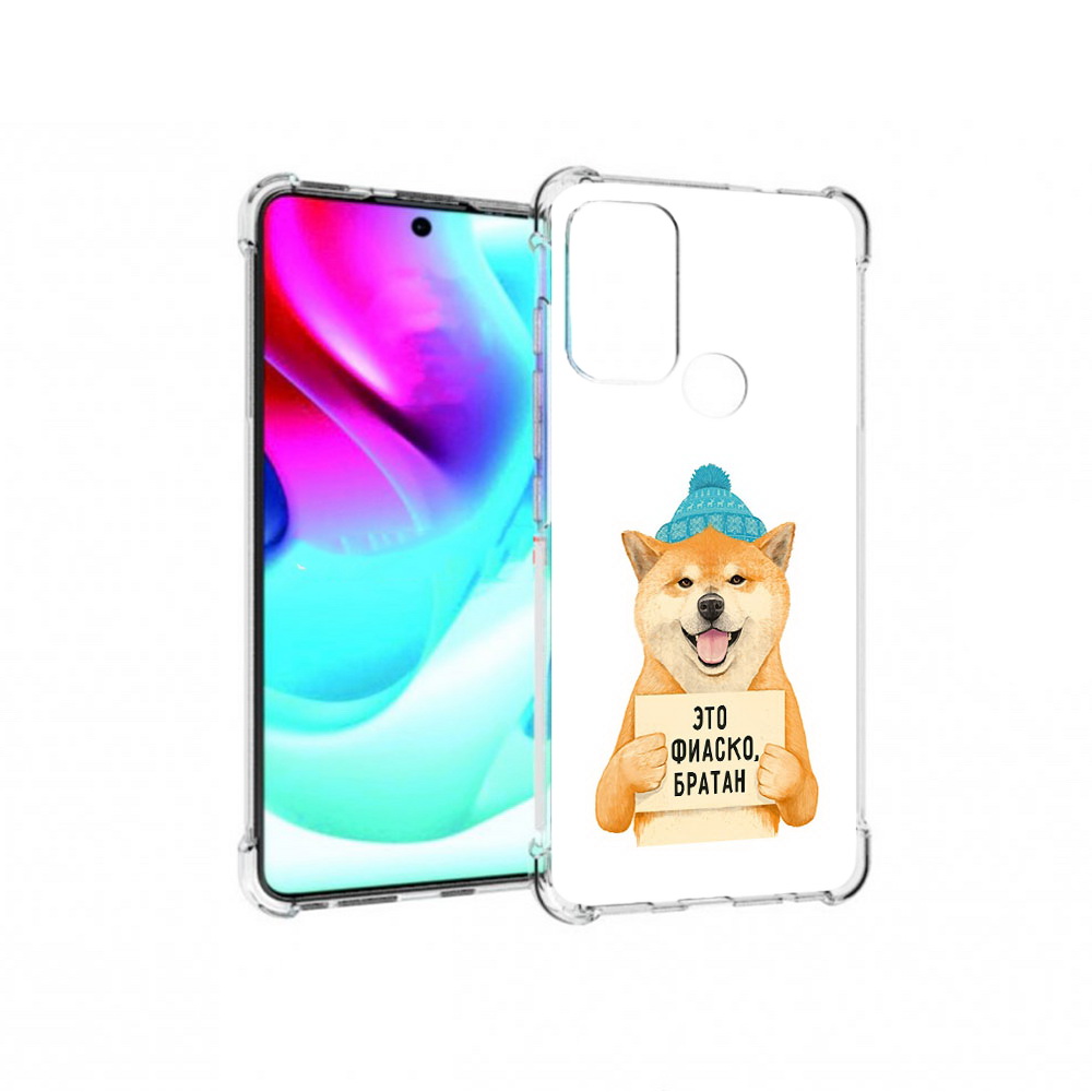 

Чехол MyPads Tocco для Motorola Moto G60S фиаско (PT227079.361.656), Прозрачный, Tocco