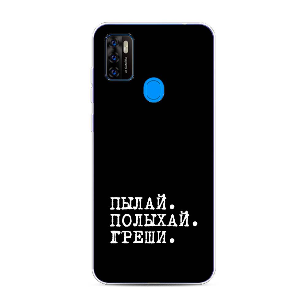 

Чехол Awog на ZTE Blade A7s 2020 / ЗТЕ Блэйд A7s 2020 "Пылай и греши", Разноцветный, 133950-6