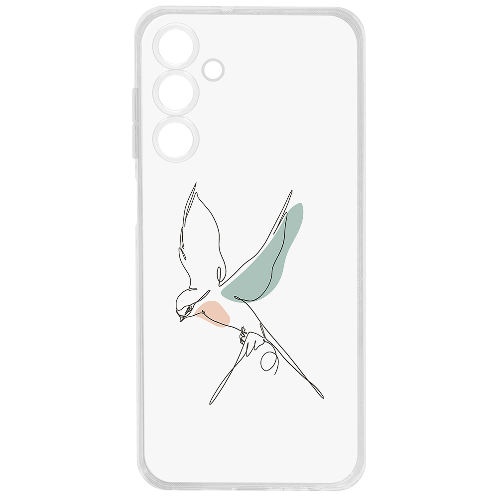 

Чехол-накладка Krutoff Clear Case Полет для Samsung Galaxy A15, Прозрачный