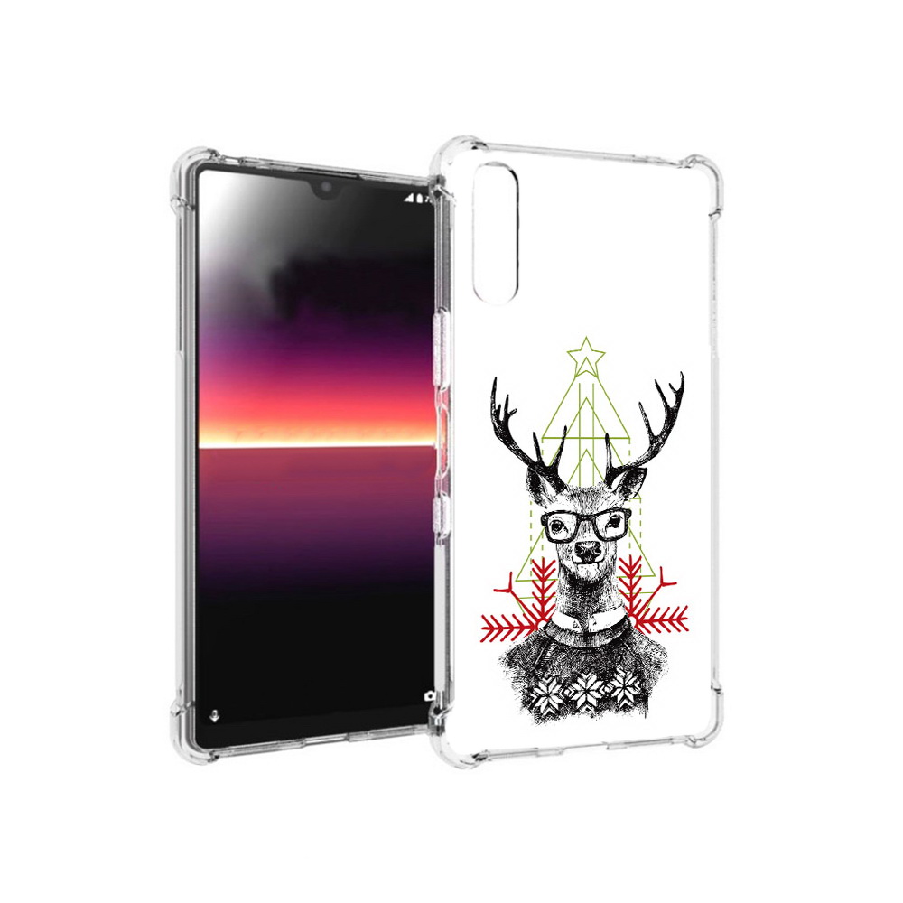 

Чехол MyPads Tocco для Sony Xperia L4 умный олень (PT227010.235.652), Прозрачный, Tocco