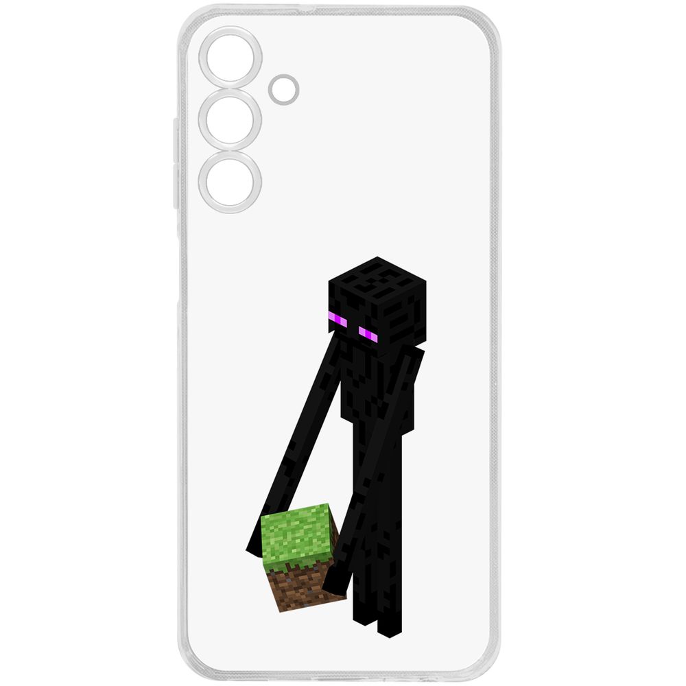 

Чехол-накладка Krutoff Clear Case Minecraft-Эндермен для Samsung Galaxy A15, Прозрачный