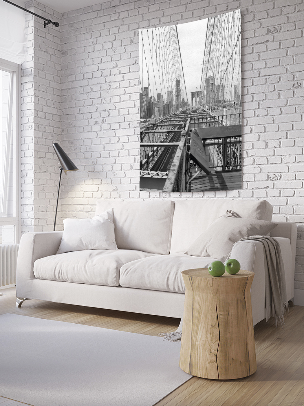 

Вертикальное фотопанно на стену JoyArty Графический мост 150x200 см, Графический мост