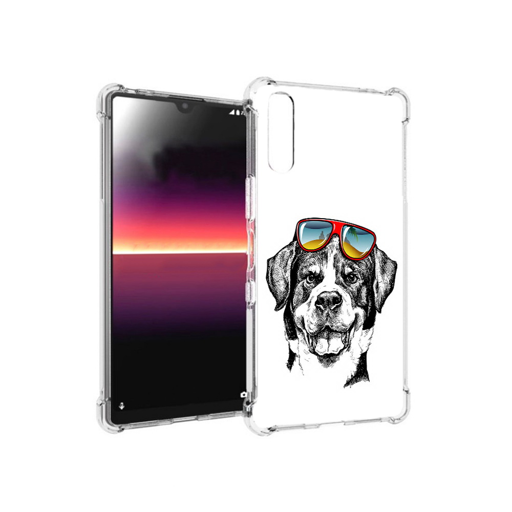 

Чехол MyPads Tocco для Sony Xperia L4 счастливая собака (PT227010.235.631), Прозрачный, Tocco