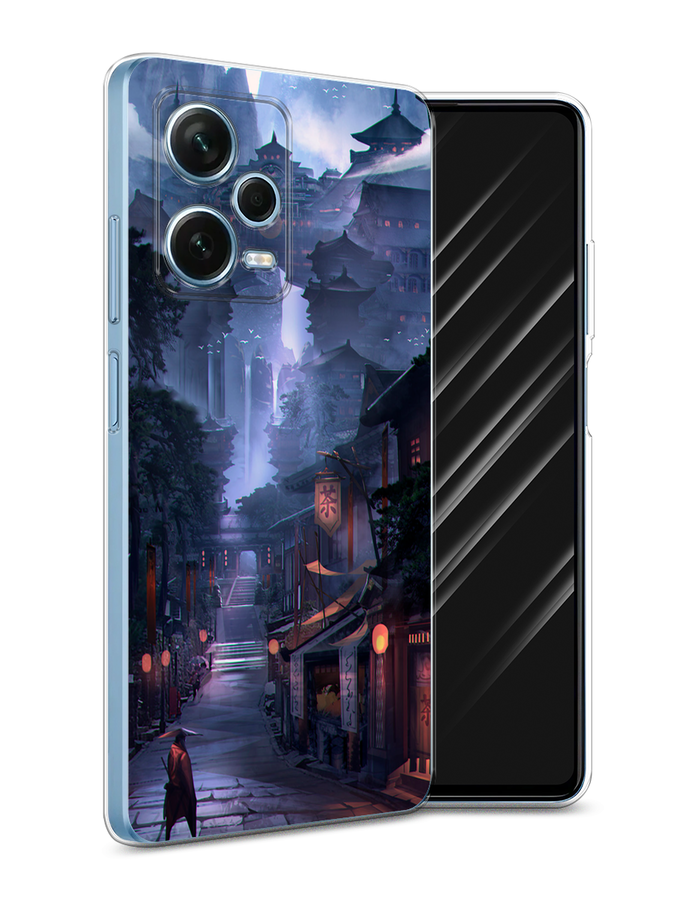 

Чехол Awog для Xiaomi Redmi Note 12 Pro Plus "Одинокий самурай", Синий;черный;коричневый, 317150-10