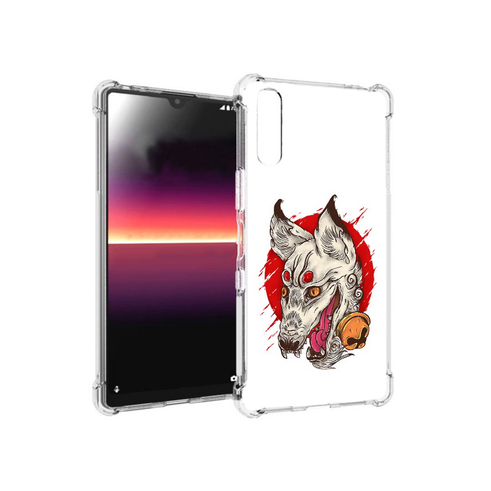 

Чехол MyPads Tocco для Sony Xperia L4 страшная собака (PT227010.235.627), Прозрачный, Tocco