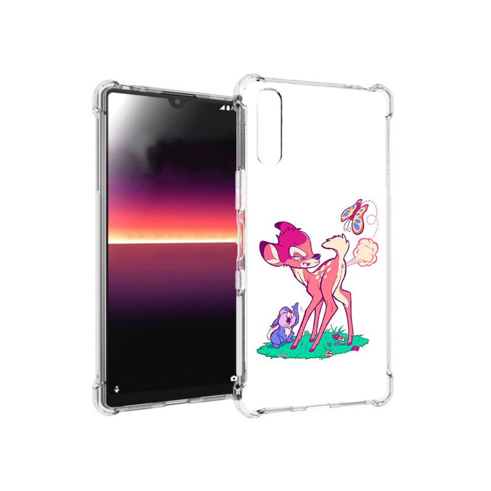 

Чехол MyPads Tocco для Sony Xperia L4 смешной олененок (PT227010.235.610), Прозрачный, Tocco