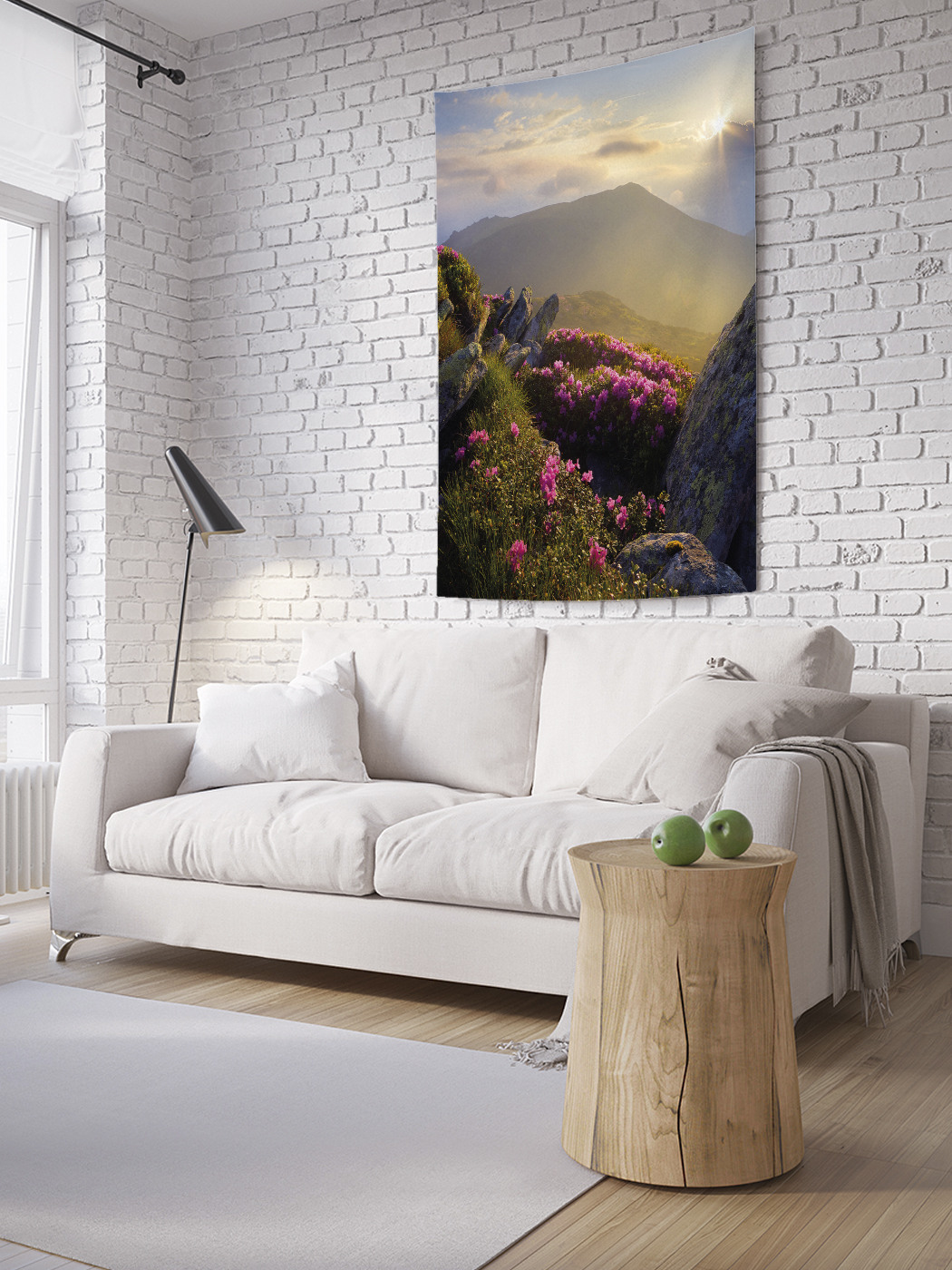 

Вертикальное фотопанно на стену JoyArty Цветущие склоны 150x200 см, Цветущие склоны