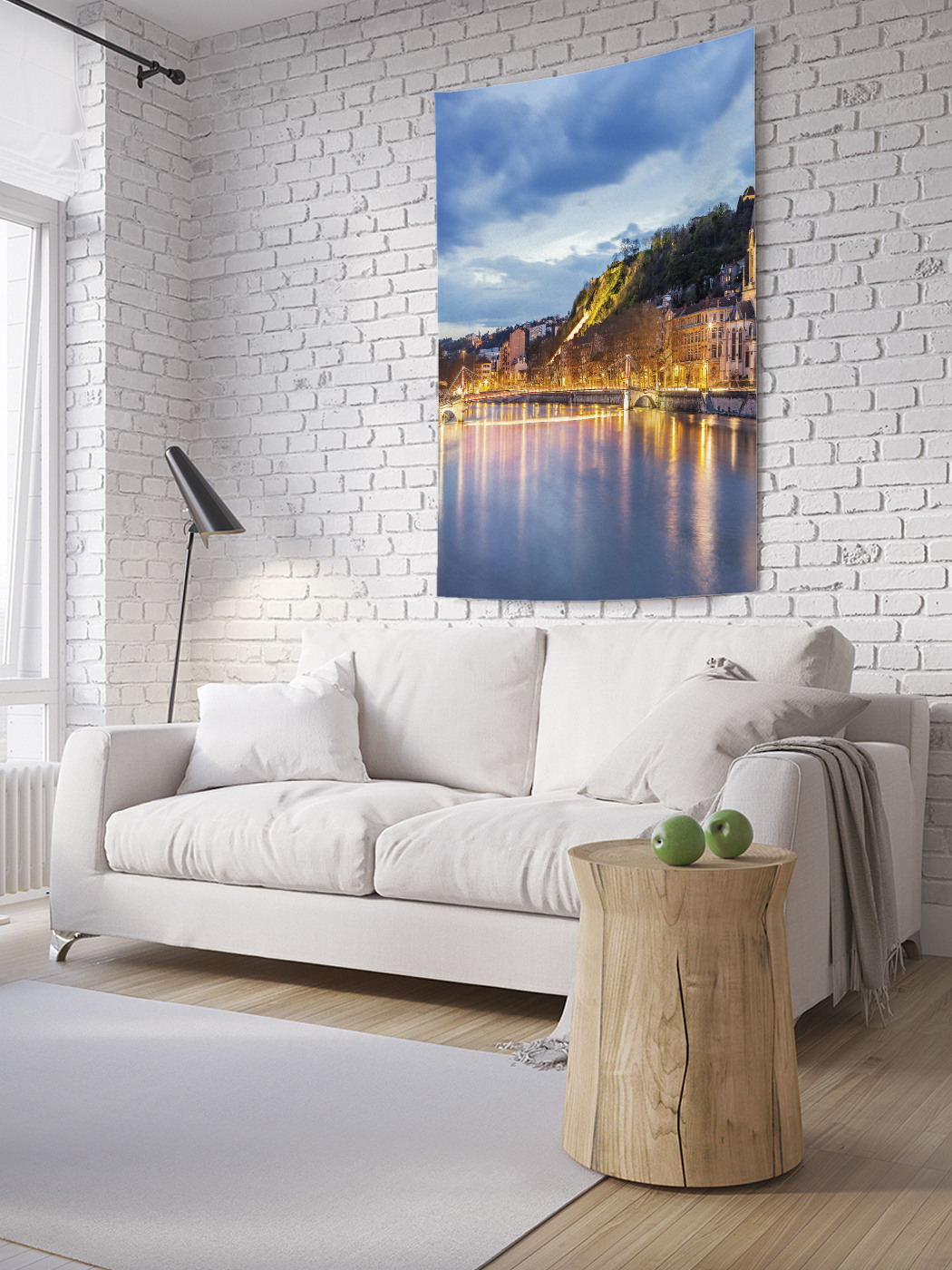

Вертикальное фотопанно на стену JoyArty Лион Франция 150x200 см, Лион Франция