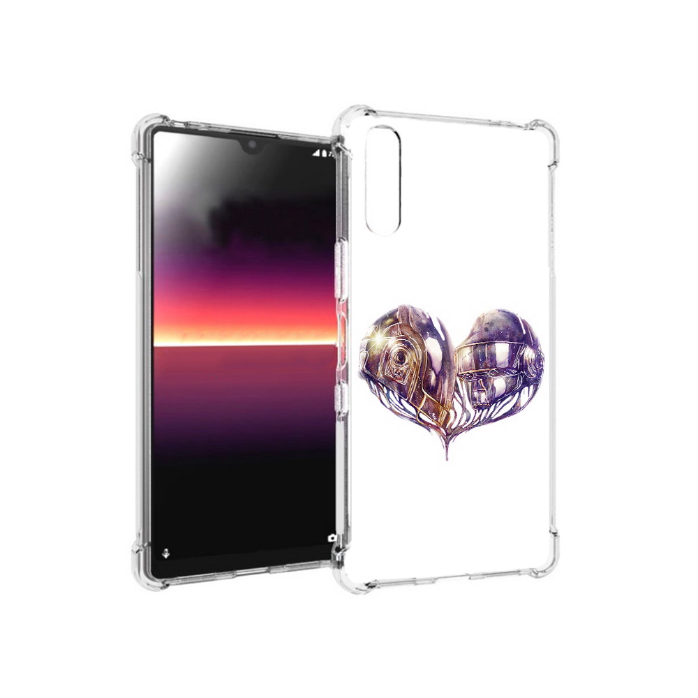 

Чехол MyPads Tocco для Sony Xperia L4 сердце абстракция (PT227010.235.596), Прозрачный, Tocco