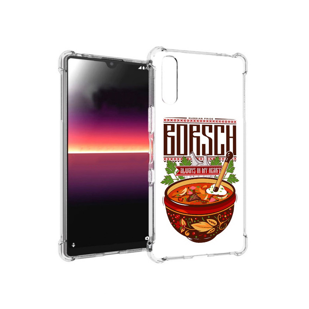 Чехол MyPads Tocco для Sony Xperia L4 русский борщ (PT227010.235.589)