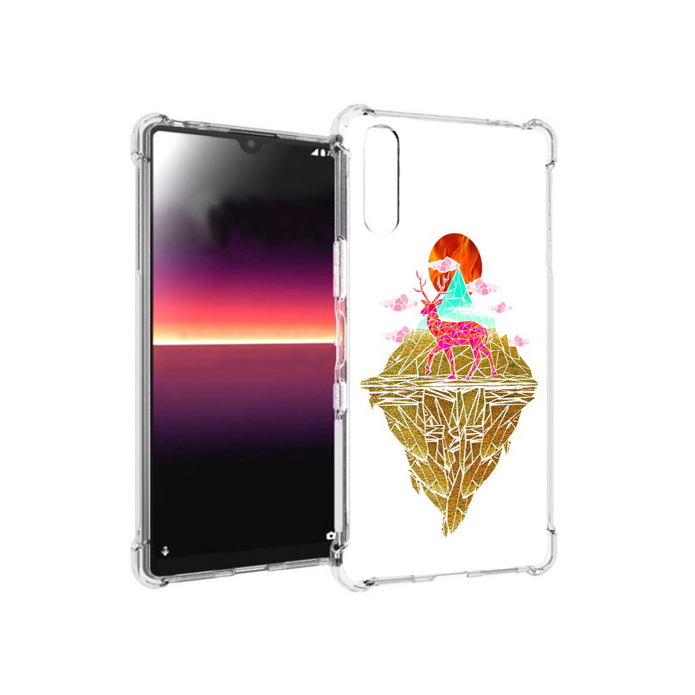 

Чехол MyPads Tocco для Sony Xperia L4 розовый олень абстракция (PT227010.235.586), Прозрачный, Tocco