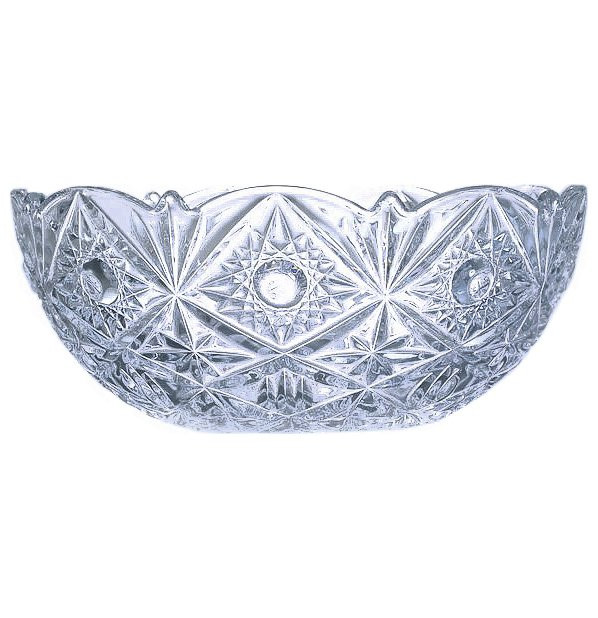

Ваза для фруктов 22 см Crystalite Bohemia "Тукана-Миранда Без декора" 038927, Тукана-Миранда