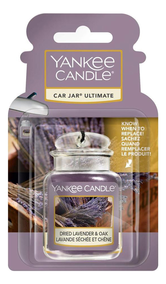 фото Гелевый ароматизатор для автомобиля yankee candle dried lavender & oak