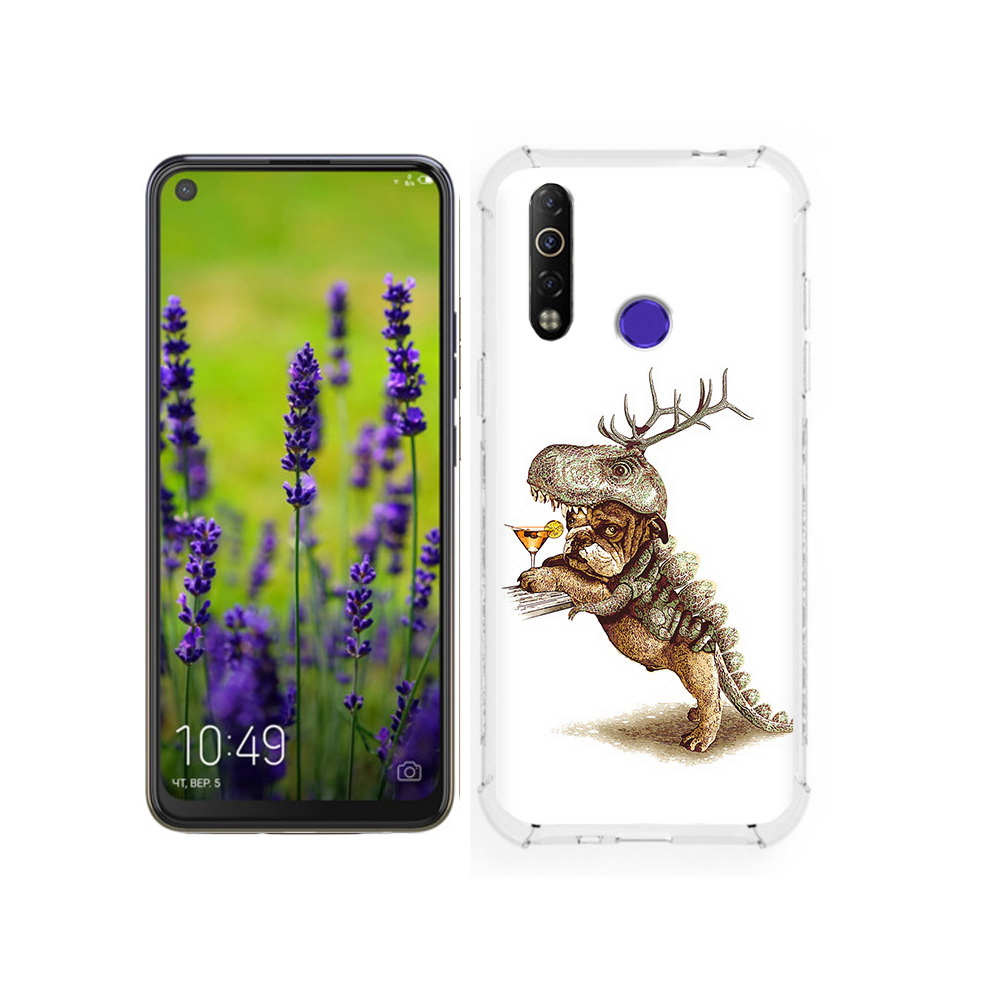 

Чехол MyPads Tocco для Tecno Camon 12 тематическая вечеринка, Прозрачный, Tocco