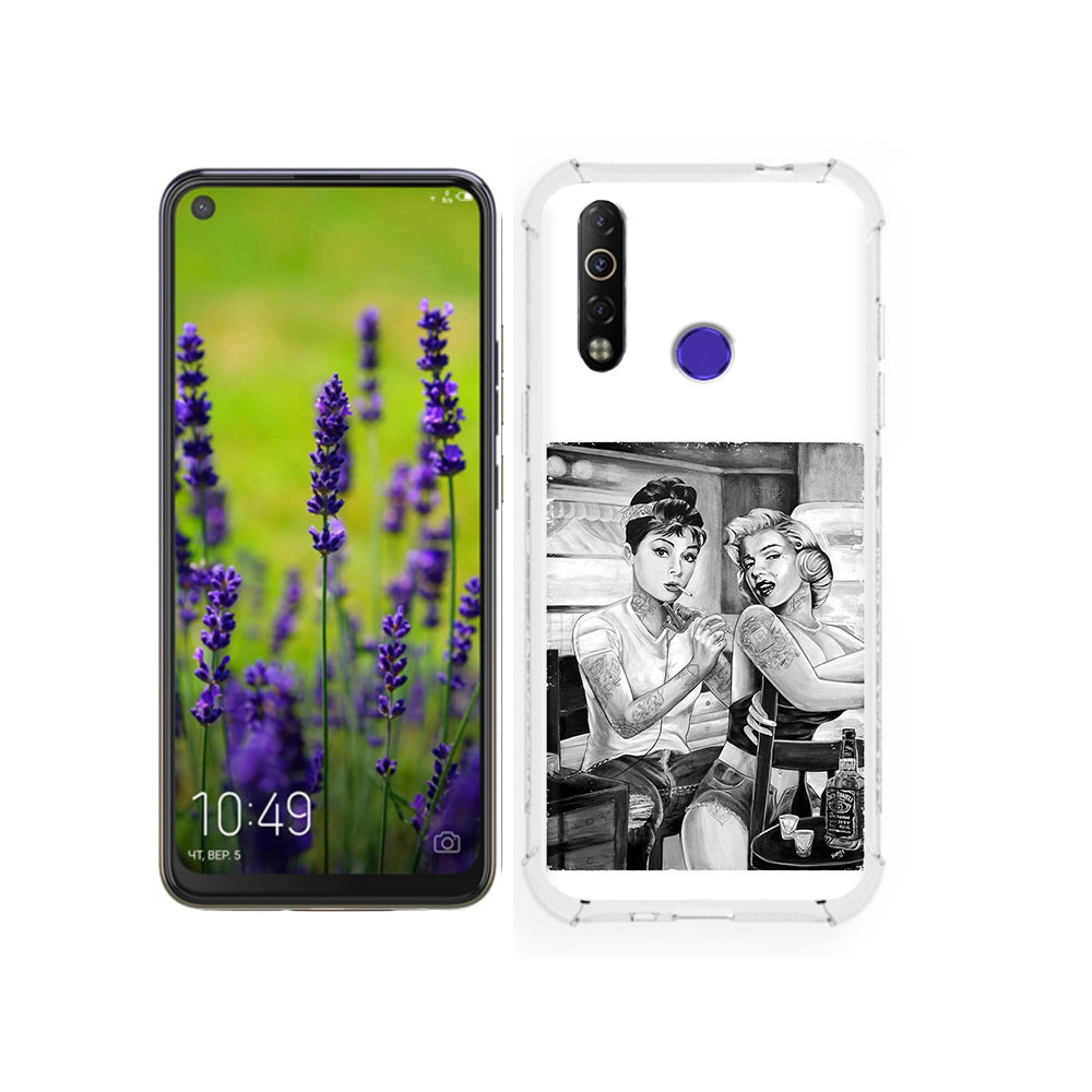 

Чехол MyPads Tocco для Tecno Camon 12 тату мастер, Tocco