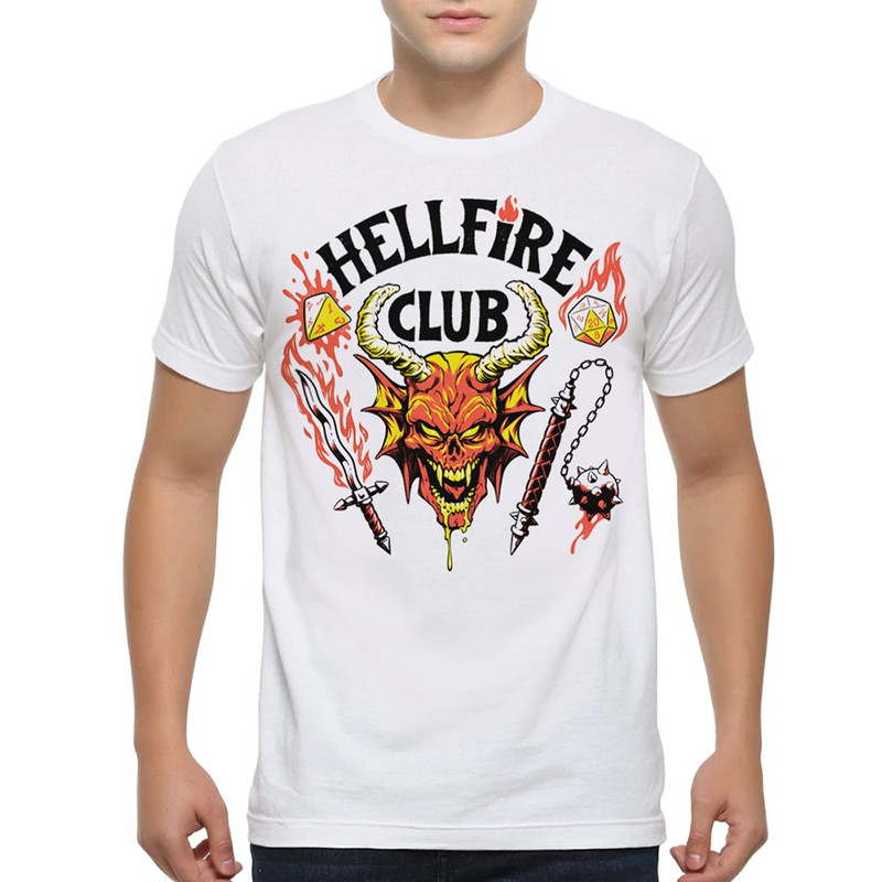 

Футболка мужская Dream Shirts Stranger Things Очень странные дела Hellfire Club белая 3XL, Белый, Stranger Things Очень странные дела Hellfire Club