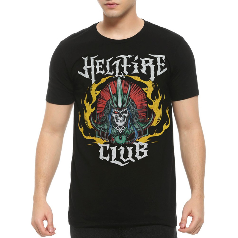 

Футболка мужская Dream Shirts Hellfire Club Очень странные дела черная XL, Черный, Hellfire Club Очень странные дела