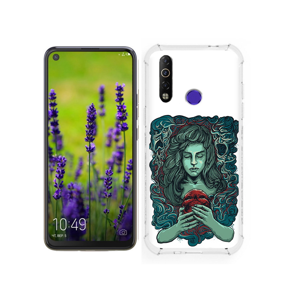 

Чехол MyPads Tocco для Tecno Camon 12 спящая девушка, Tocco