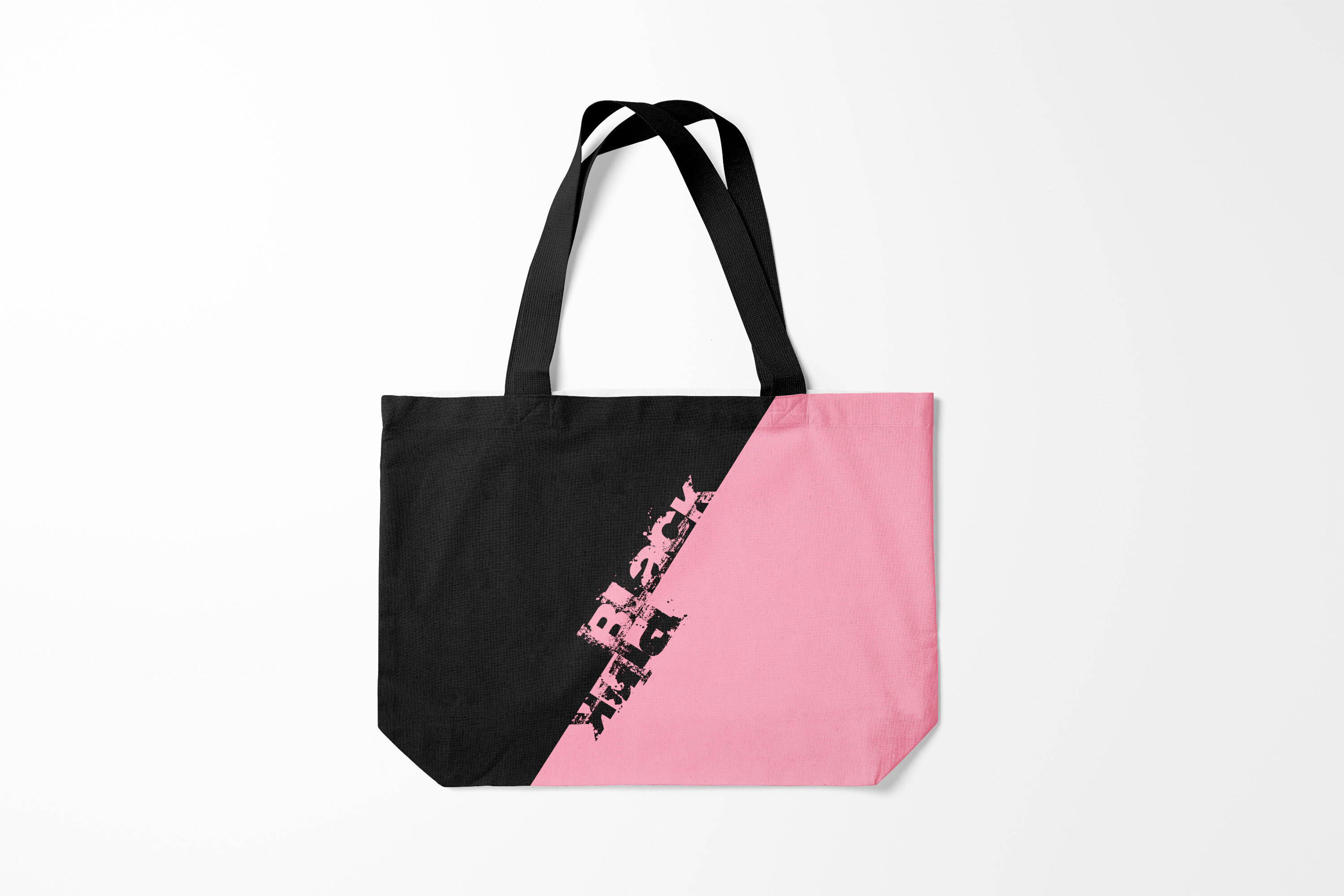 

Сумка шoппер унисекс Burnettie BLACKPINK, розовый; черный, BLACKPINK