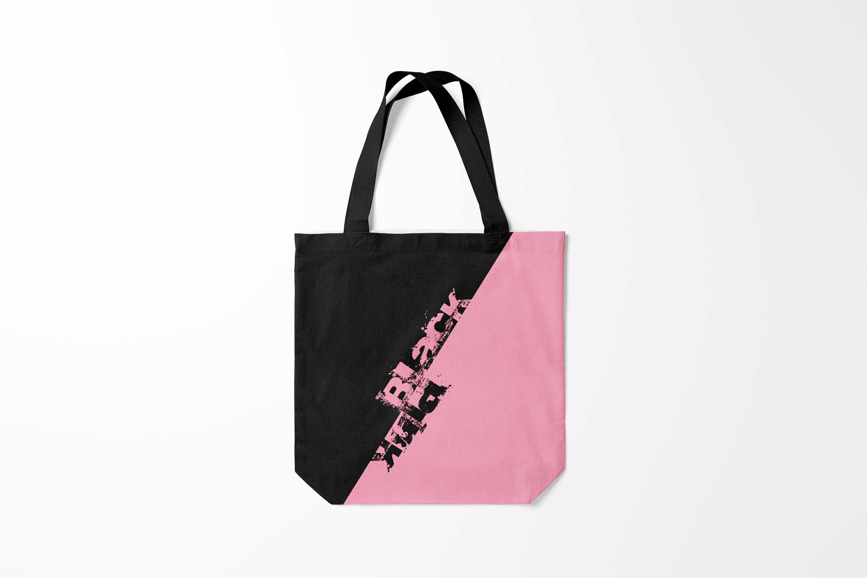 

Сумка шoппер унисекс Burnettie BLACKPINK, черный; розовый, BLACKPINK