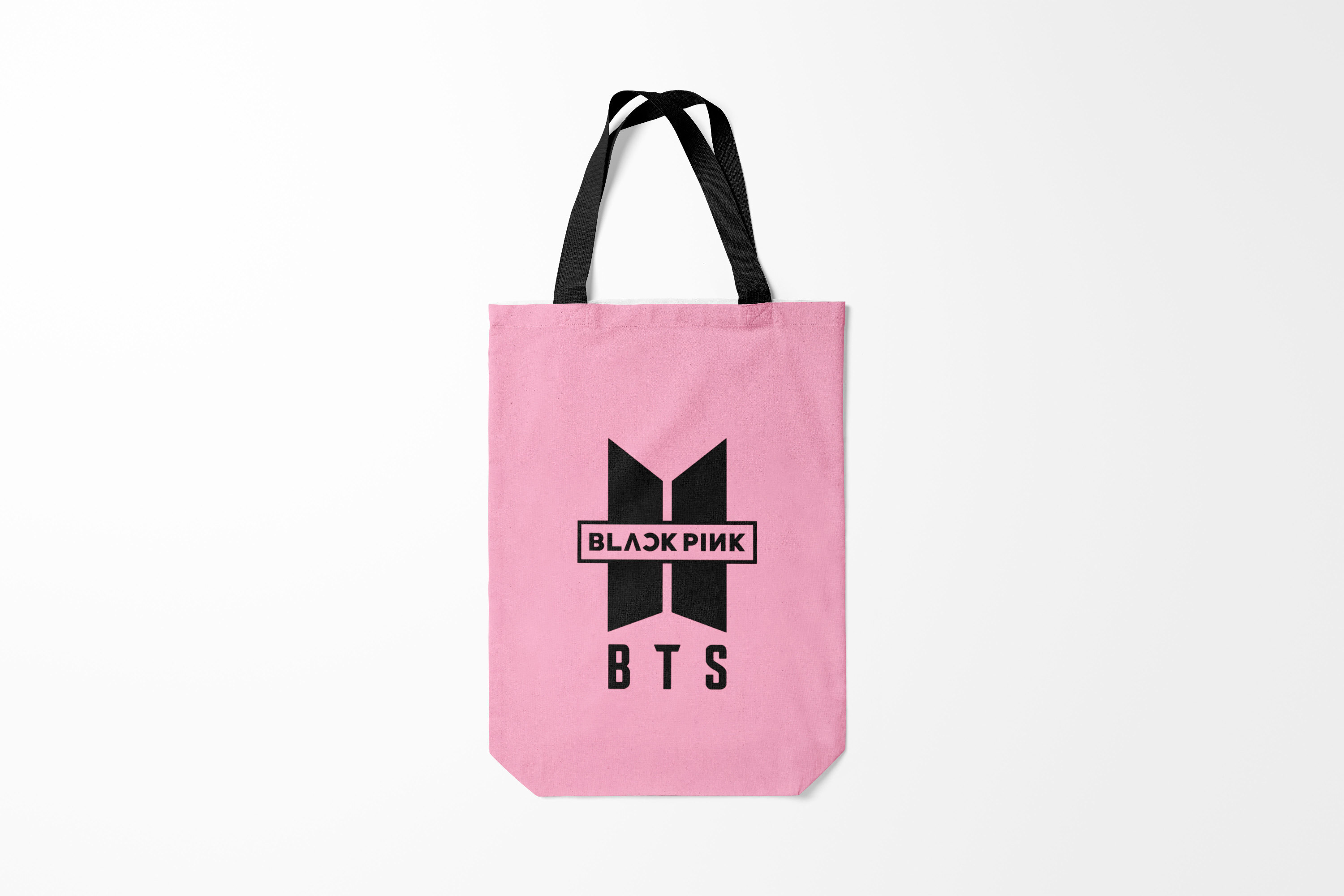

Сумка шoппер унисекс Burnettie BLACKPINK, розовый; черный, BLACKPINK