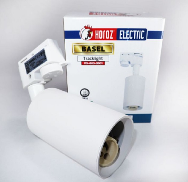 

Трековый светильник BASEL 115-003-0001 HRZ33002823 GU10 MR16 50W 175х100х60 мм