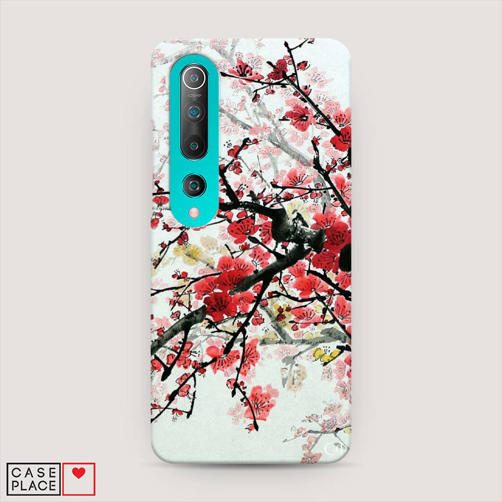 

Пластиковый чехол "Сакура" на Xiaomi Mi 10, 37520-3
