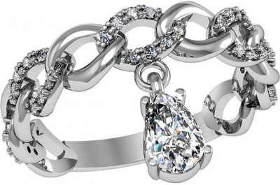 

Кольцо из серебра с фианитом р. 18,5 ПРИВОЛЖСКИЙ ЮВЕЛИР 271176-FA11, 271176-FA11