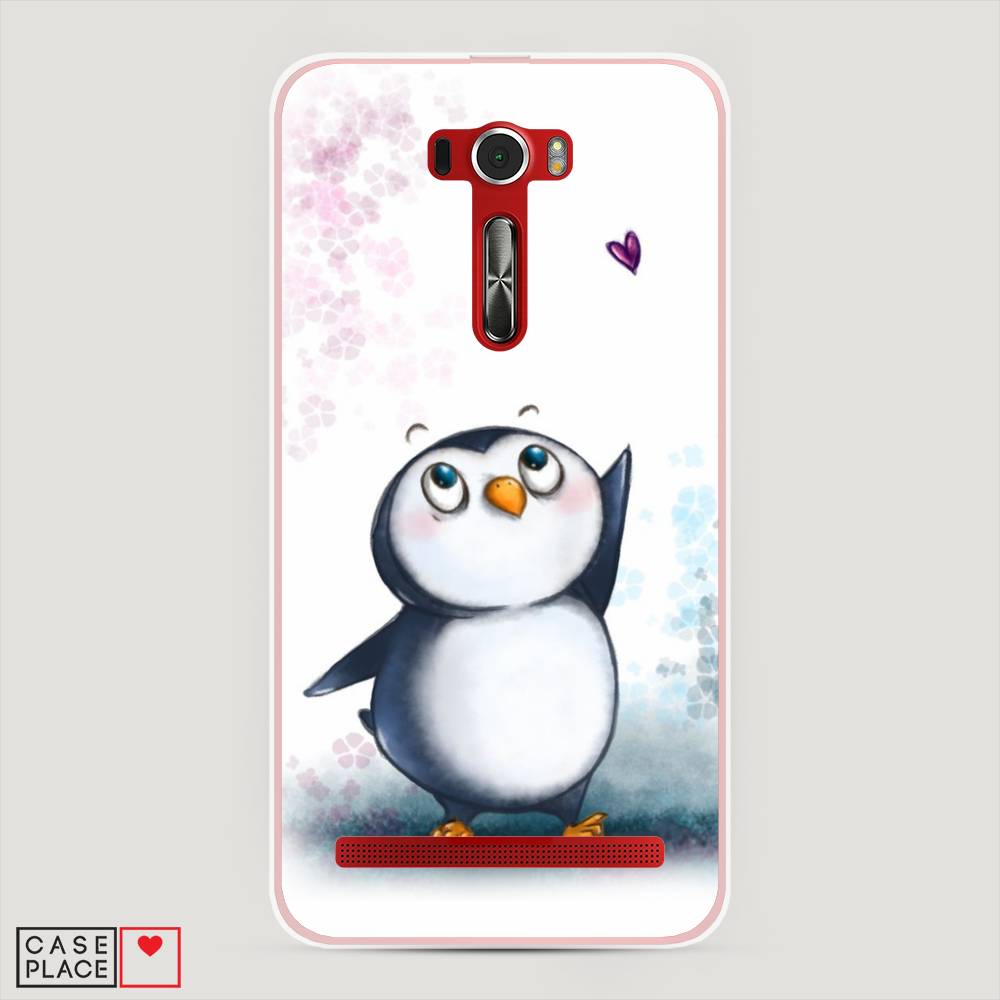 

Чехол Awog "Пингвин и сердечко" для Asus Zenfone 2 ZE601KL, 40650-1