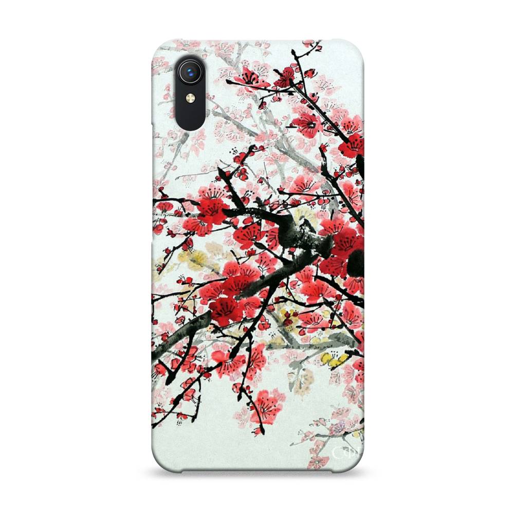 

Пластиковый чехол "Сакура" на Vivo Y1s, 263220-3