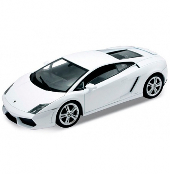 

Машинка Welly Lamborghini Gallardo 1:34-39, белая 43620, Белый, 43620_43620W