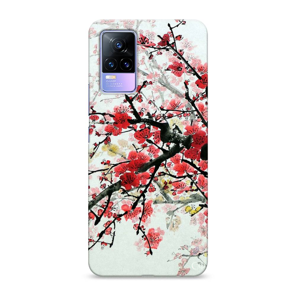 

Пластиковый чехол "Сакура" на Vivo V21e 4G, 264520-3
