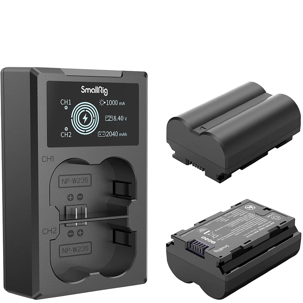 

Зарядное устройство SmallRig 3822 + 2 аккумулятора NP-W235, 3822